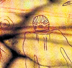 ...угадайте, кого изобразил художник?