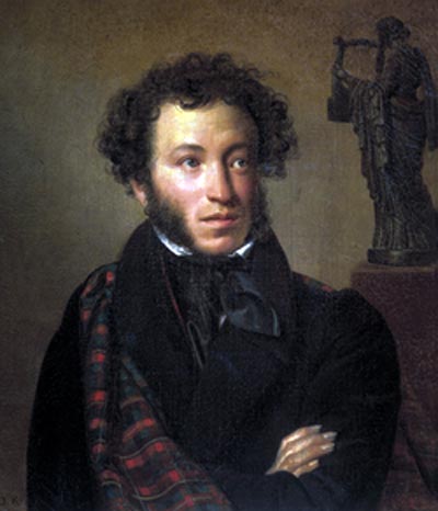 Портрет Пушкина кисти О. Кипренского. wikimedia.org