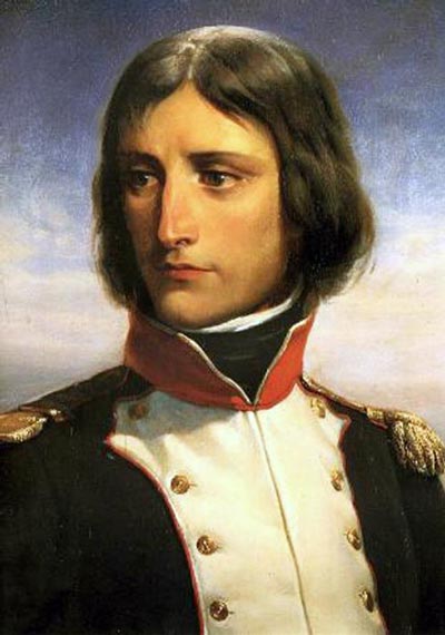 Молодой Наполеон I. Картина Феликса Филиппото, 1834 г.