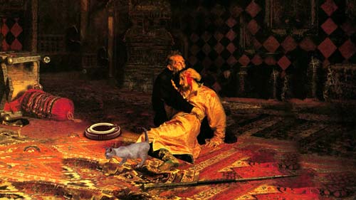 Илья Репин. «Иван Грозный убивает своего сына»