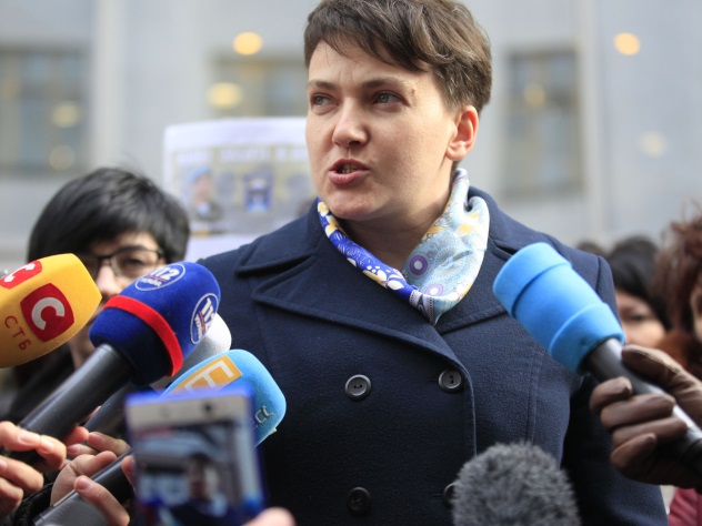 Briefing Nadezhda Savchenko in Kiev
