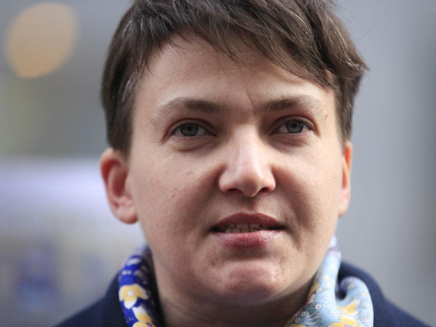 Briefing Nadezhda Savchenko in Kiev
