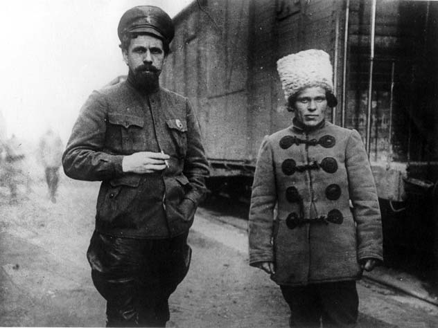 Павел Дыбенко и Нестор Махно – соратники Григорьева по 1 Заднепровской советской дивизии. Фото: wikipedia.org Пан Грициан Таврический, фото