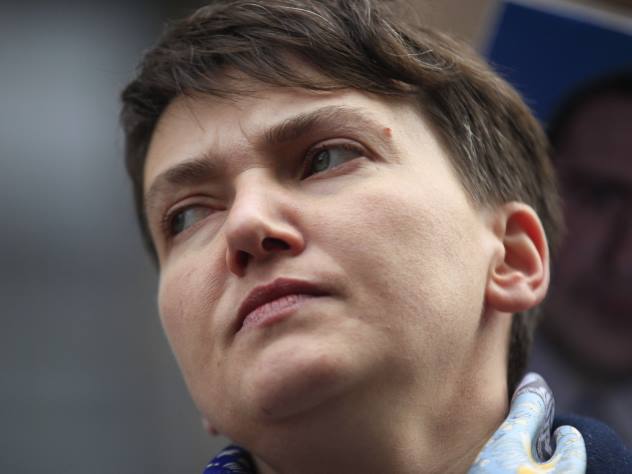 Briefing Nadezhda Savchenko in Kiev