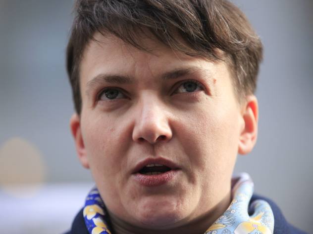 Briefing Nadezhda Savchenko in Kiev