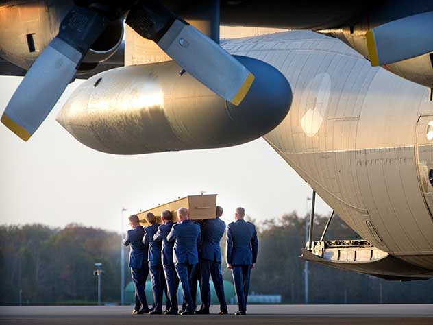 Remains of Flight MH17 victims return to the Netherlands