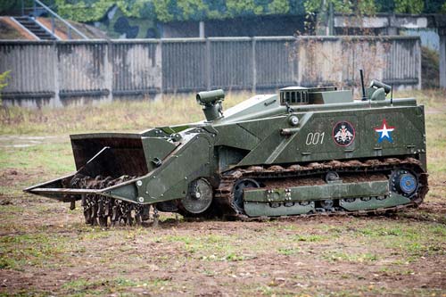 «Уран-6» на полигоне инженерных войск в подмосковном Николо-Урюпино. Источник: wikimedia.org