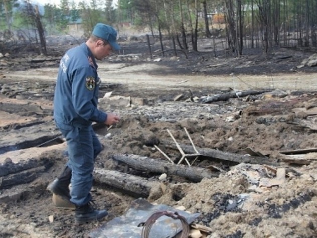 В Бурятии в пожаре погибли трое детей В Бурятии в пожаре погибли трое детей