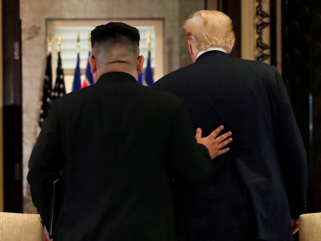 Ким Чен Ын и Дональд Трамп Трамп поблагодарил Ким Чен Ына