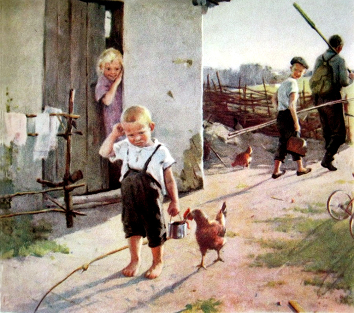Так и хочется погладить мальчонку по голове!