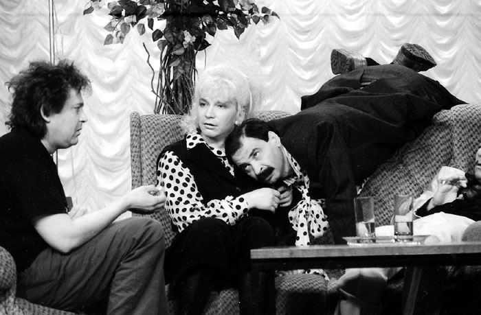 «Городошники» с Игорем Угольниковым в его шоу (1993 г.)