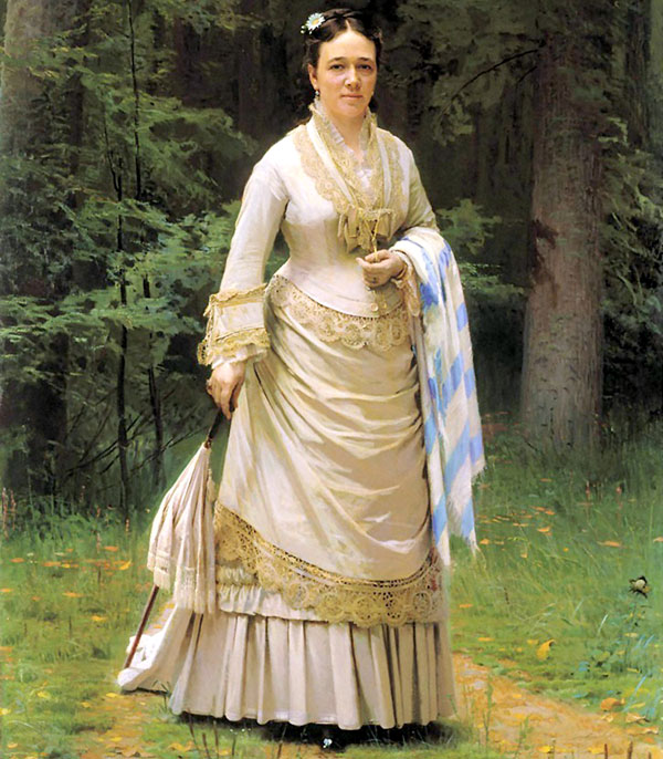 Иван Крамской «Портрет Веры Николаевны Третьяковой», 1879 г.