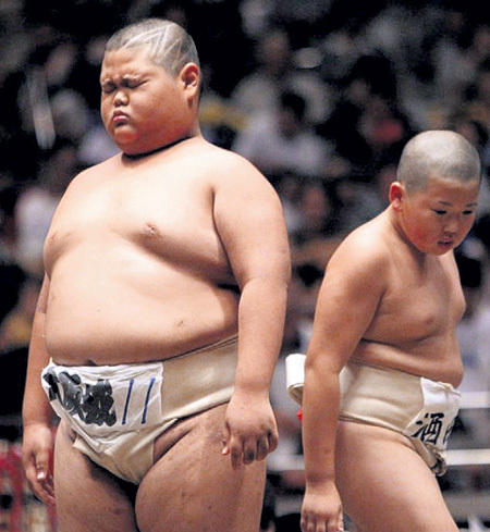 Такие толстячки потребляют по 20 тыс. калорий в день и смогут задать жару не только в сумо