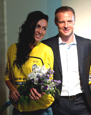 Вячеслав МАЛАФЕЕВ женится на своей подруге Екатерине КОМЯКОВОЙ (фото из личного архива спортсмена).