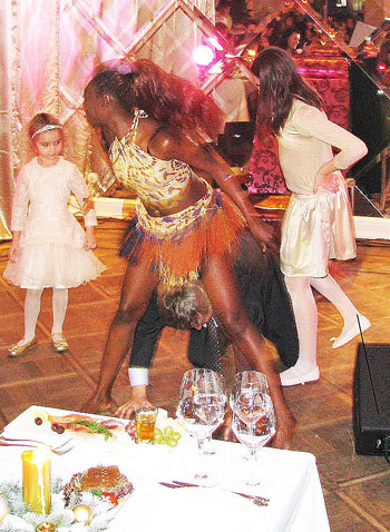 Александр Шаганов и Моника Мендес