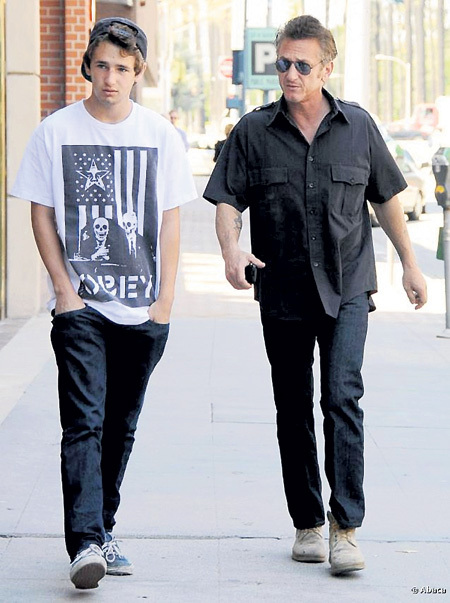 Сын Шона ПЕННА вырос таким же необузданным, как и его отец