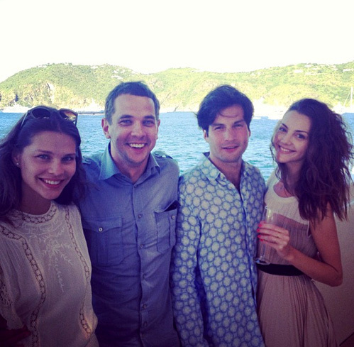 Борис ЕЛЬЦИН, Тарас РАБКО, Олеся СЕНЧЕНКО, Ирина ВОДОЛАЗОВА (фото из Instagram**) 