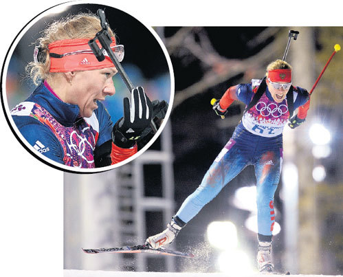 Ольгу ЗАЙЦЕВУ новые лыжи никак не могут привести к медалям (Фото: РИА «Новости»)