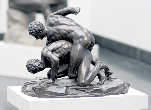 Древние греки боролись голыми