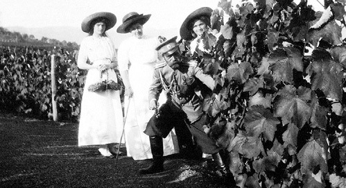 В 1912 году Николай II получил в дар от князя Льва ГОЛИЦЫНА часть его крымского имения Новый Свет с виноградниками и заводом