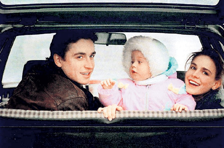 ...Катя ГОРДЕЕВА осталась одна с маленькой дочкой на руках. Фото: photo.gordeeva.ru