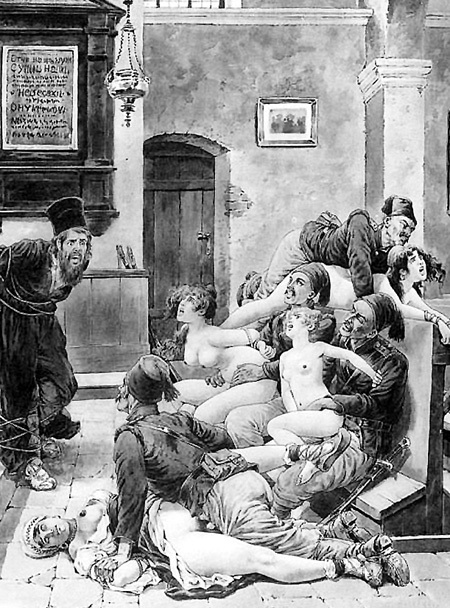 ...турецкие оккупанты веками насиловали и угоняли в гаремы...