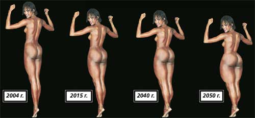 НЕИЗБЕЖНЫЕ ПЕРСПЕКТИВЫ ТАКИХ, КАК НАОМИ КЭМПБЕЛ: эпоха глобального потепления безжалостно изменит пропорции женского тела