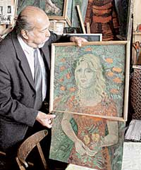 ХУДОЖНИК: считает, что писать портрет жены - к разводу