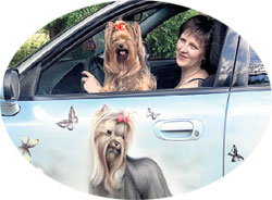 ОКСАНА ТАТАРИНОВА: гордится питомцами...